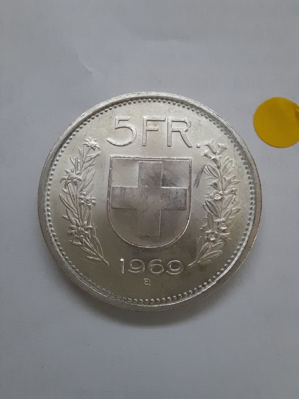 Tutti le monete: 5 Franken Silber 1969 – Usato da Bremgarten AG venduto da cec_5nzz