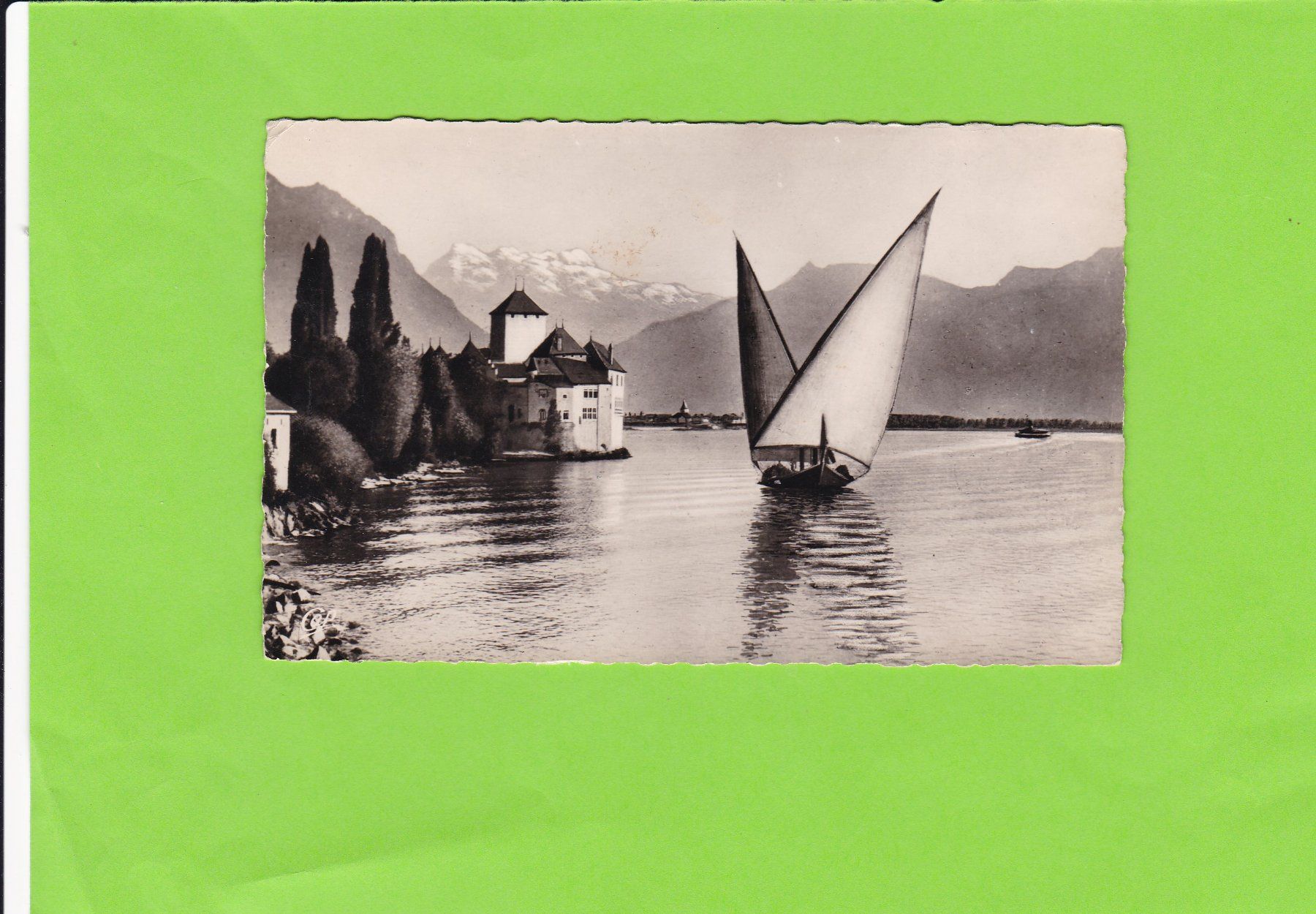 Cartes postales: Chillon-Barque – D'occasion à St. Peterzell par neckertal