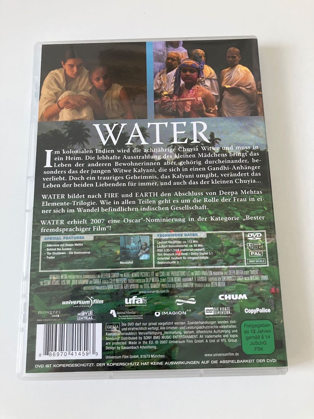Tutti i DVDs: Water (DVD)  von Deepa Mehta – Usato da Arbon venduto da JoJoAs 1