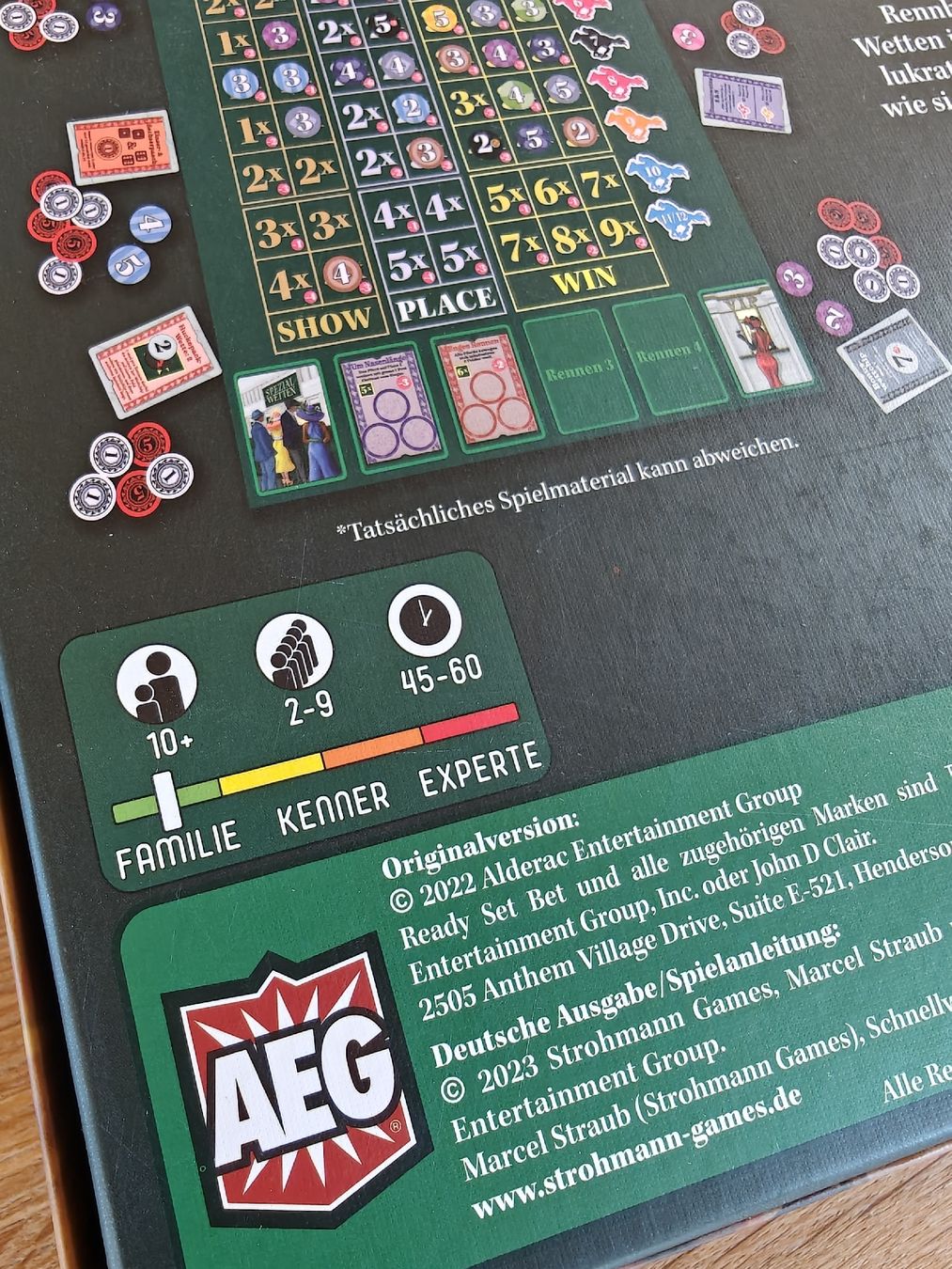 Giochi: Ready Set Bet - Strohmann Games - Brettspiel – Usato da Stein AR venduto da Vinilm 2