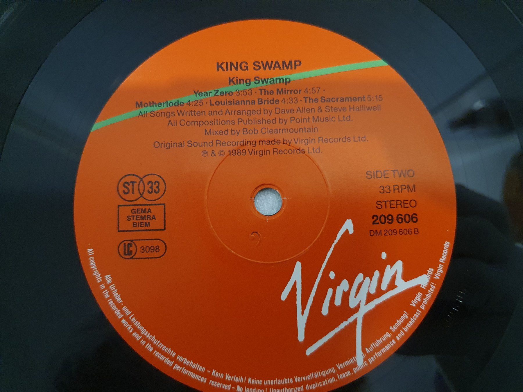 Schallplatten: King Swamp – King Swamp – Gebraucht aus Uster von Vinyl-Leidenschaft 5