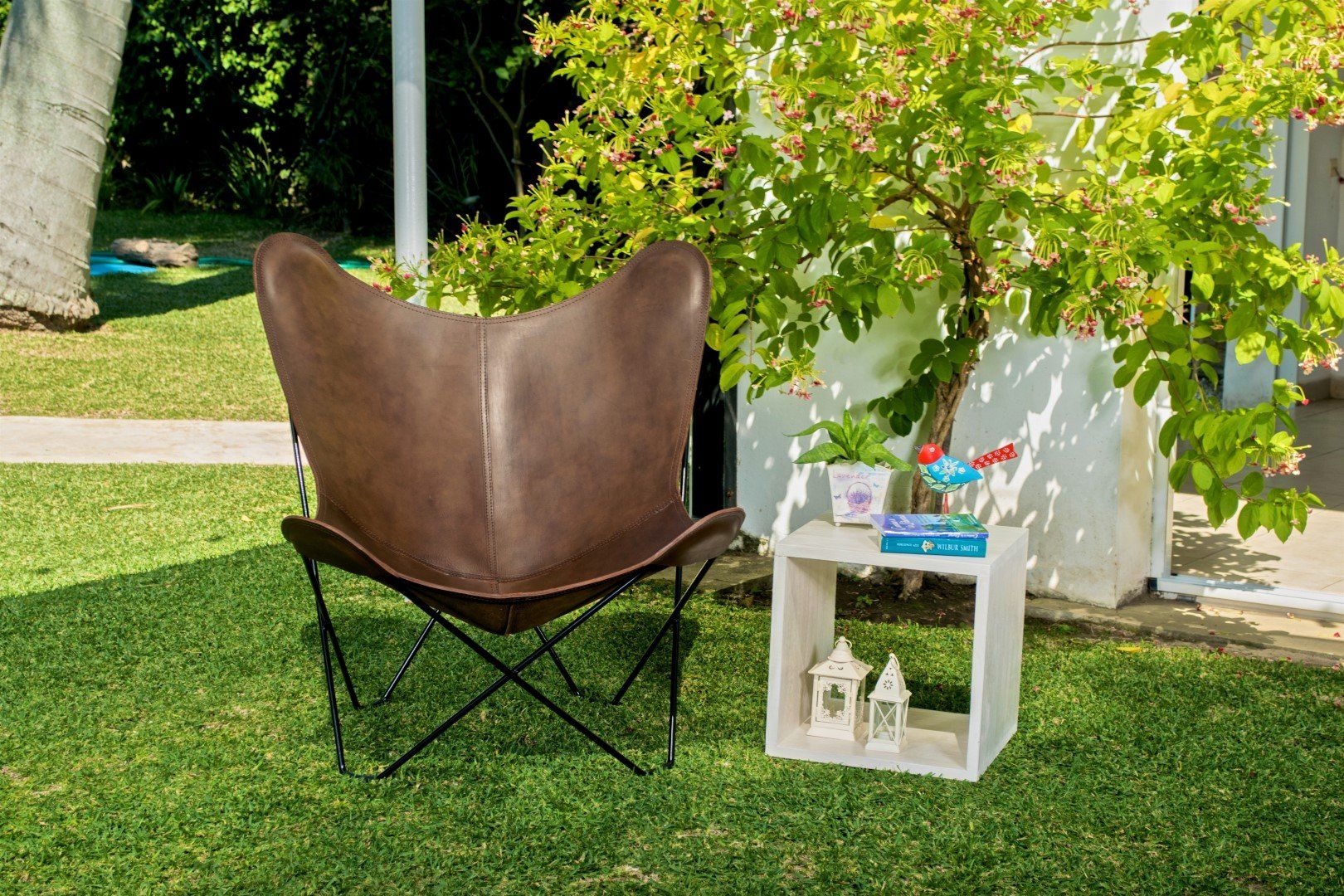 Poltrone: Poltrona Butterfly - BKF Marrone scuro – Nuovo e nell'imballaggio originale da Arbedo venduto da patagonialeatherrugs 7