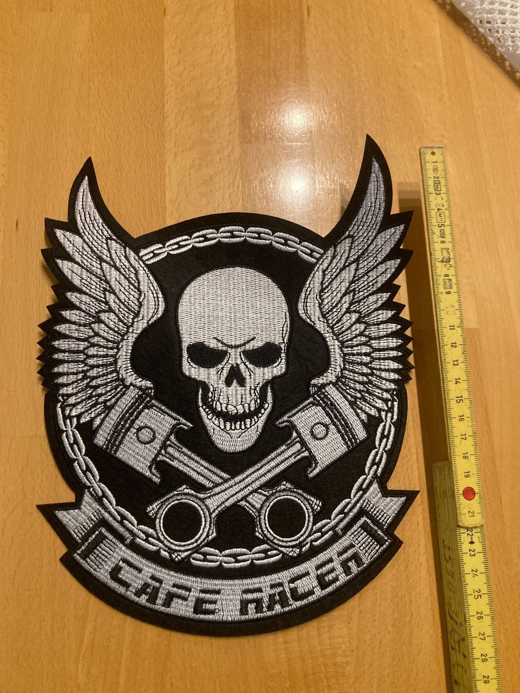 Insignes: Café Racer Motorcycles Backpatch Sticker Aufnäher 1078 – Neuf (Voir description) à Horn par abutre72