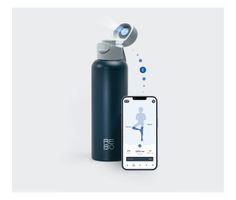 REBO Intelligente Flasche 600ml Ocean Blue
