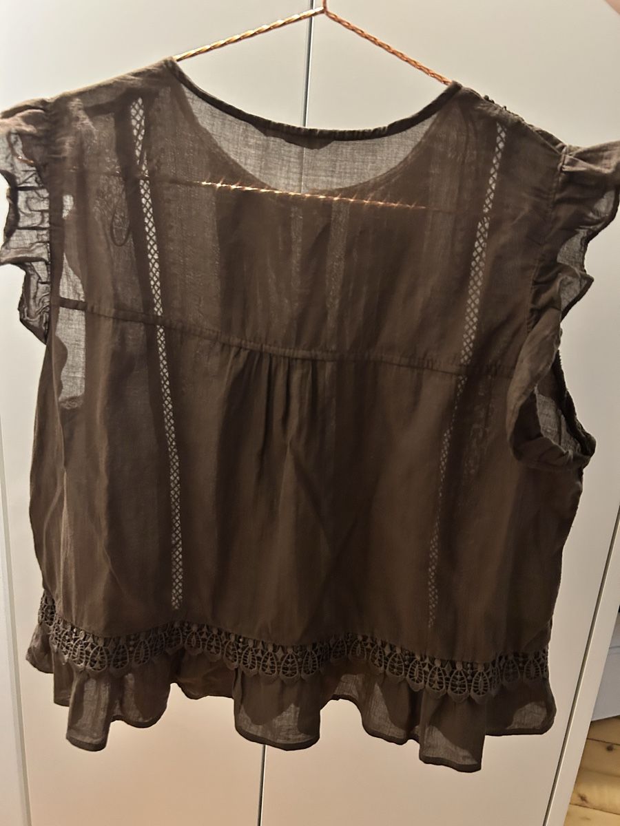 Zara Camicette: Braune Bluse von Zara – Nuovo (secondo la descrizione) da Basel venduto da ala_7nd2 1
