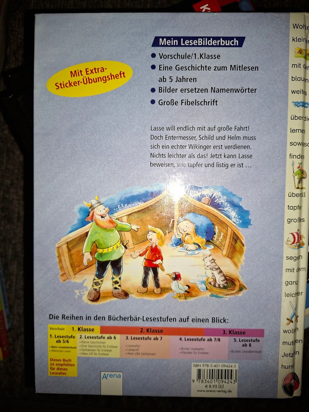 Libri: Lasse wird Wikinger - Mein Lese Bilderbuch mit Sticker! – Usato da Dietikon venduto da Buchantiqdietikon 1