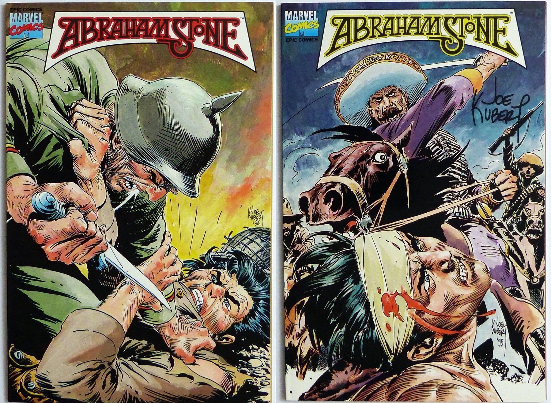 Fumetti: ABRAHAM STONE 1-2 HOLLYWOOD COMPLETE JOE KUBERT MARVEL 1995 – Usato da Lugano venduto da YouWantUS