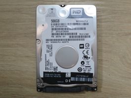 Western Digital Black 500GB 2.5" Notebook-Festplatte