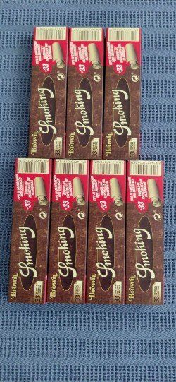 Altri Prodotti per fumatori: 7 Packungen Smoking Brown Filter Tips neu – Nuovo e nell'imballaggio originale da Gipf-Oberfrick venduto da Bicholino