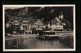 Gersau, Uferpartie mit Hotel Beau Sejour