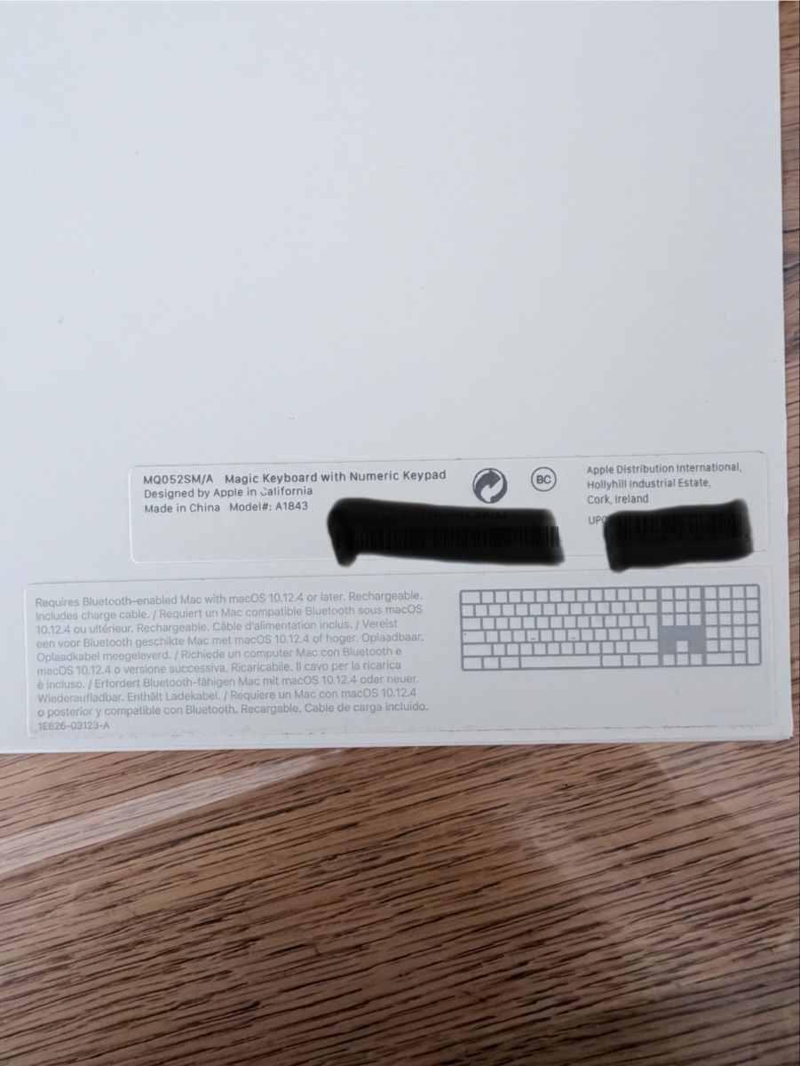 Apple Tastiere: Apple Magic Keyboard A1843 mit Originalverpackung – Nuovo (secondo la descrizione) da Bolligen venduto da Kamilla86 3