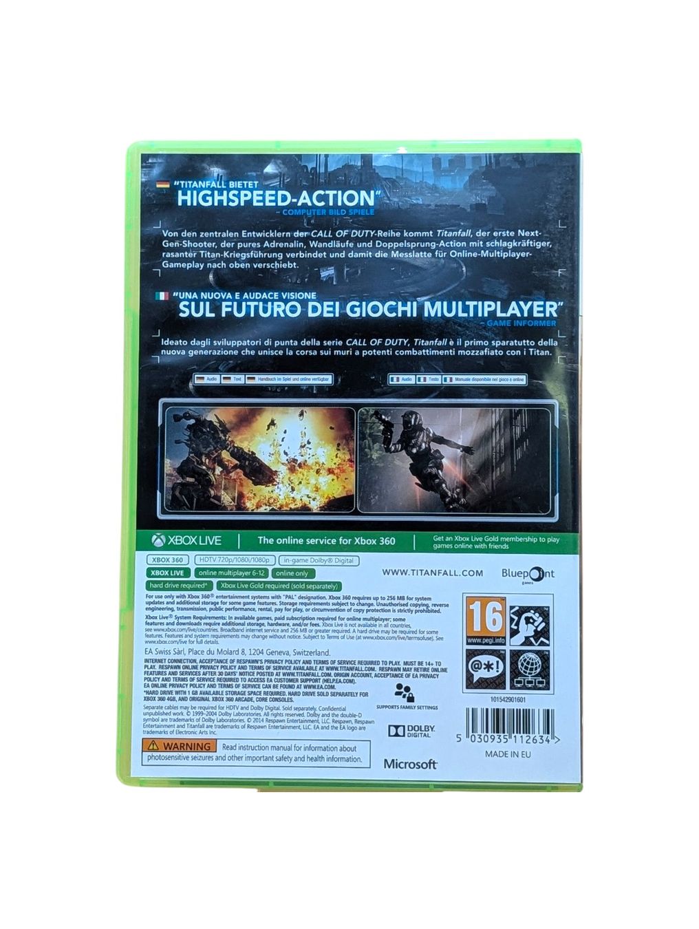Microsoft Spiele: Titanfall Xbox 360 – Gebraucht aus Domat/Ems von IsseldorsShop 1