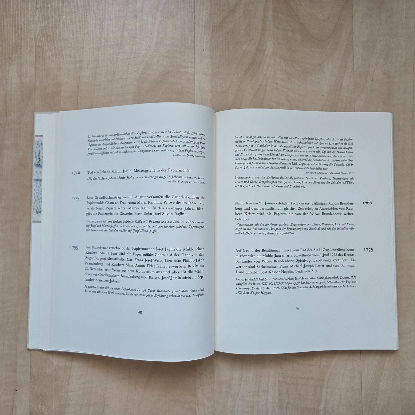 Livres: 3 Bücher über die Papierfabrik Cham – D'occasion à Zug par Sunshine_113 1