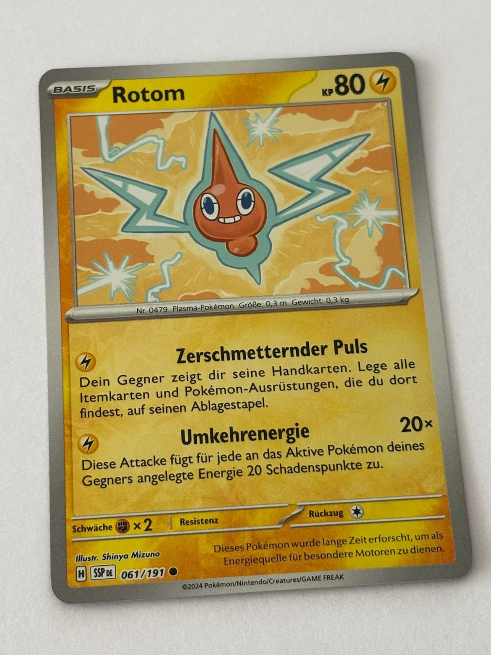 Pokémon Carte collezionabili: Pokemon-Karte Rotom 061/191 – Usato da Herisau venduto da Seyashop1