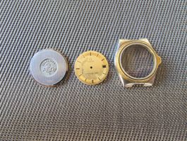 Omega Seamaster Ersatzteile, Gehäuse Zifferblatt Deckel.