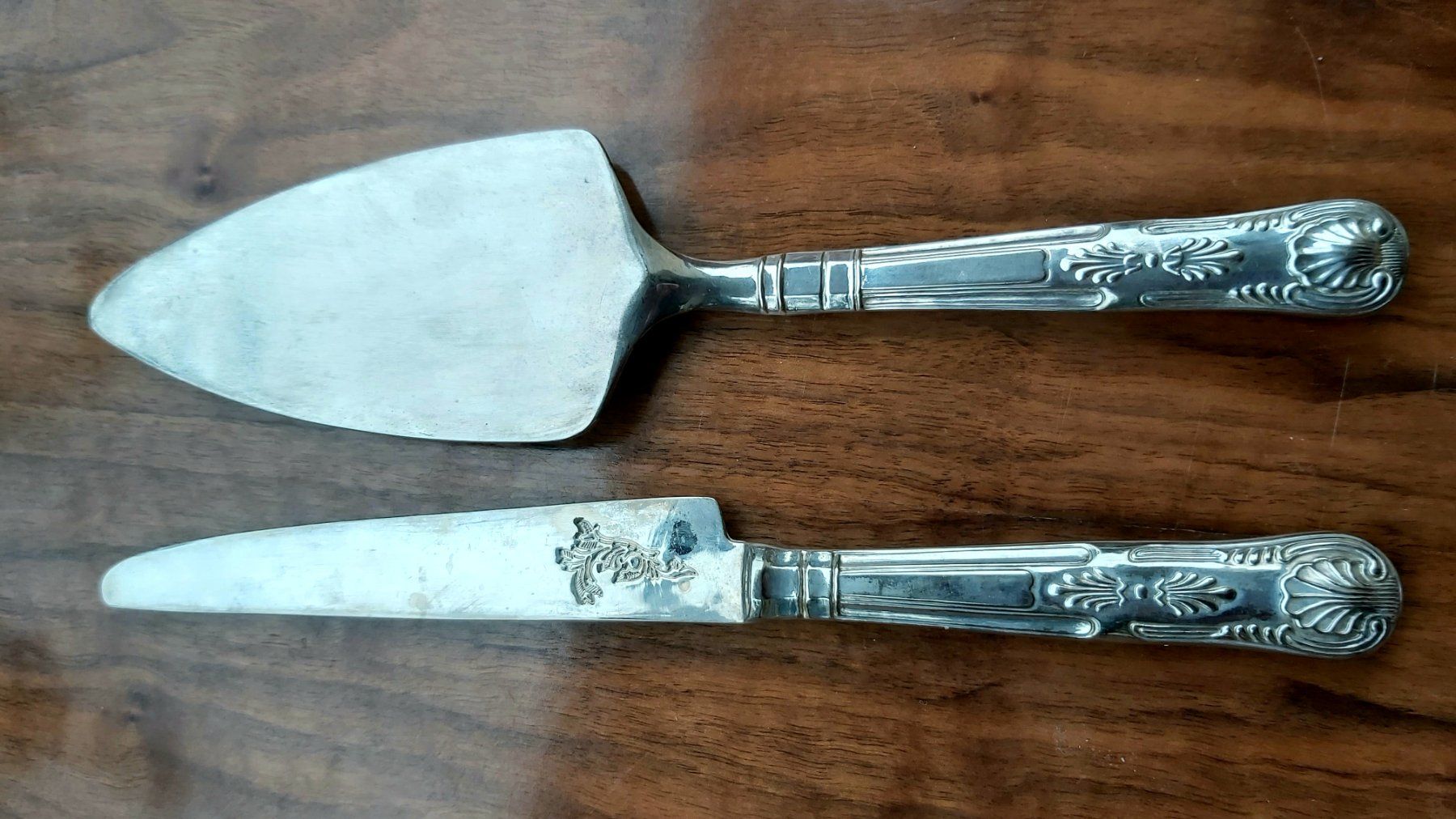 Set di posate: Torten Set versilbert – Usato da Bern venduto da aronari 4