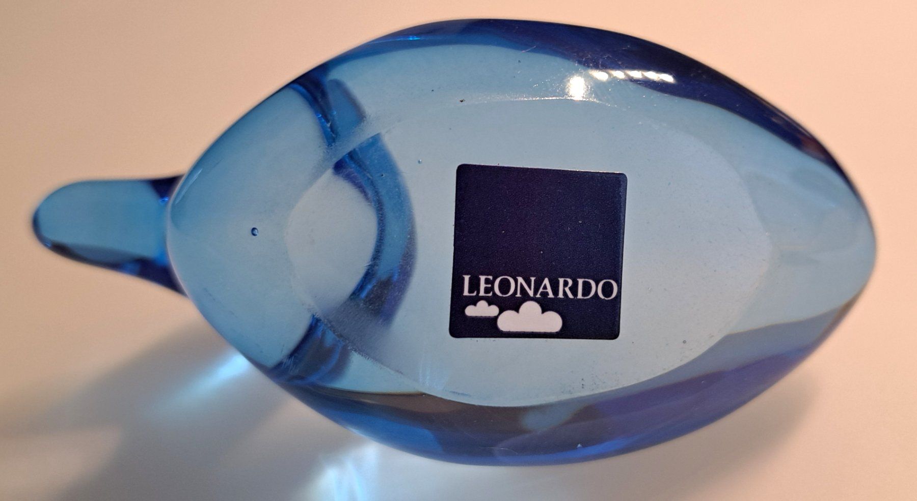 Statuette: Wunderschöne, LEONARDO Deko Ente aus blauem Glas – Usato da Oetwil am See venduto da Storck 3