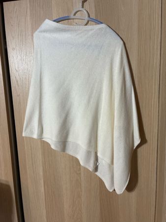 Edler Poncho aus Merino und Kaschmir, neuwertig, Winter