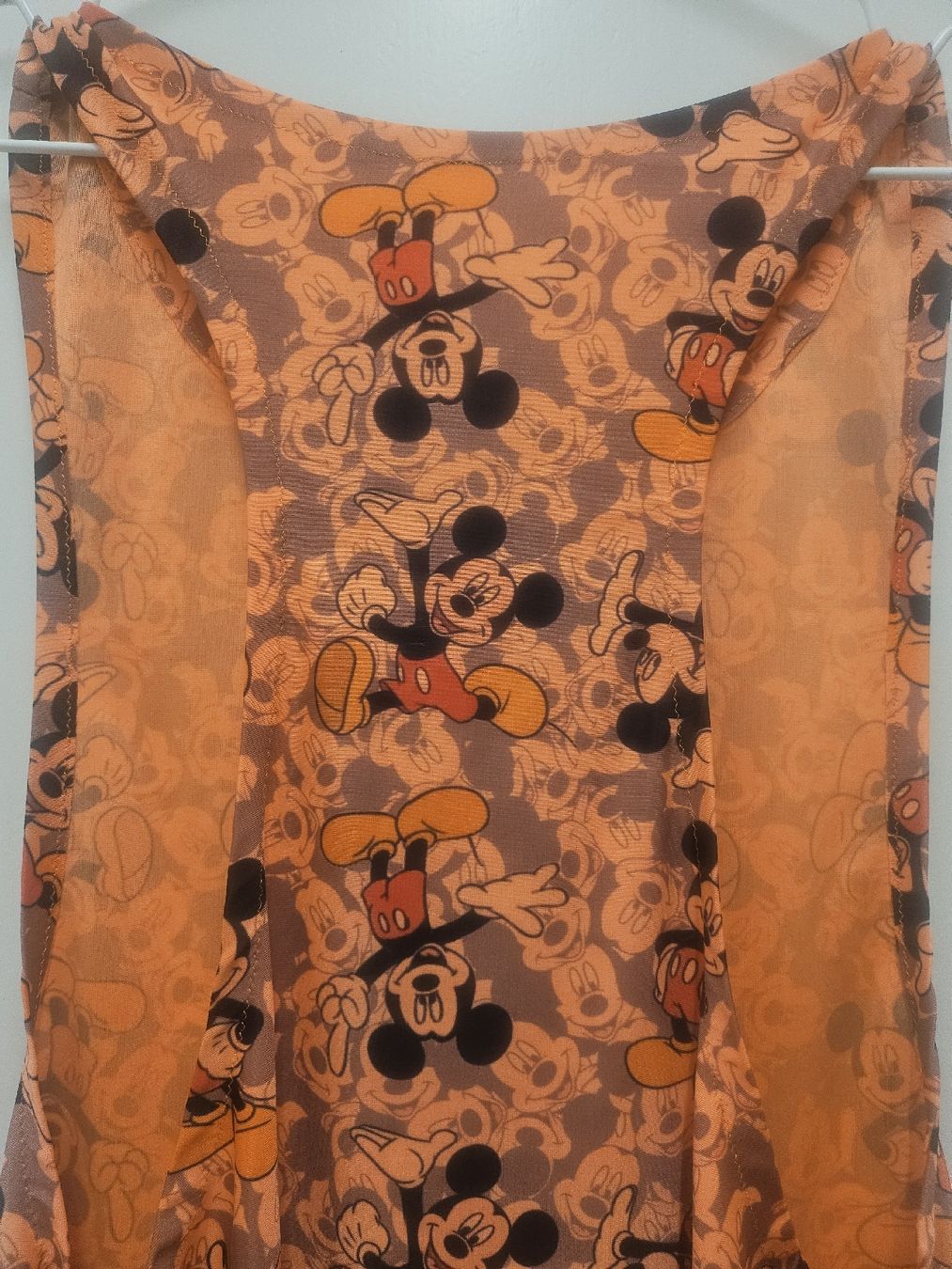 Disney Kleider: Mickey Mouse Tankkleid orange Muster – Gebraucht aus Zürich von eri_8w5v 2