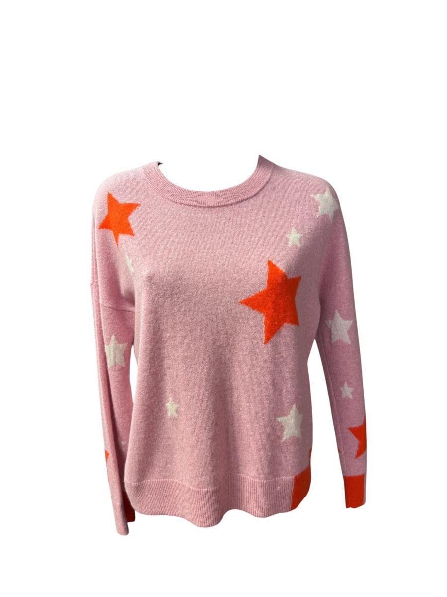 Maglioni & Felpe: Pullover White Stuff rosa Sterne Grösse 38 neuwertig – Usato da Zürich venduto da Finesse54