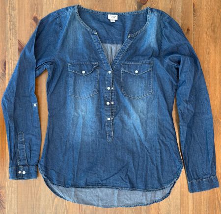 Jeansbluse Jacqueline de Yong - Grösse 40