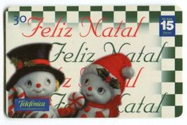 Telefonkarte "Weihnachten". Brasilien.