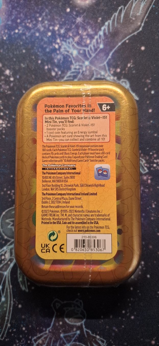 Pokémon Carte collezionabili: Pokemon 151 Mini Tin Arcanine ENG – Nuovo e nell'imballaggio originale da Petit-Lancy venduto da Kara_TCG 1