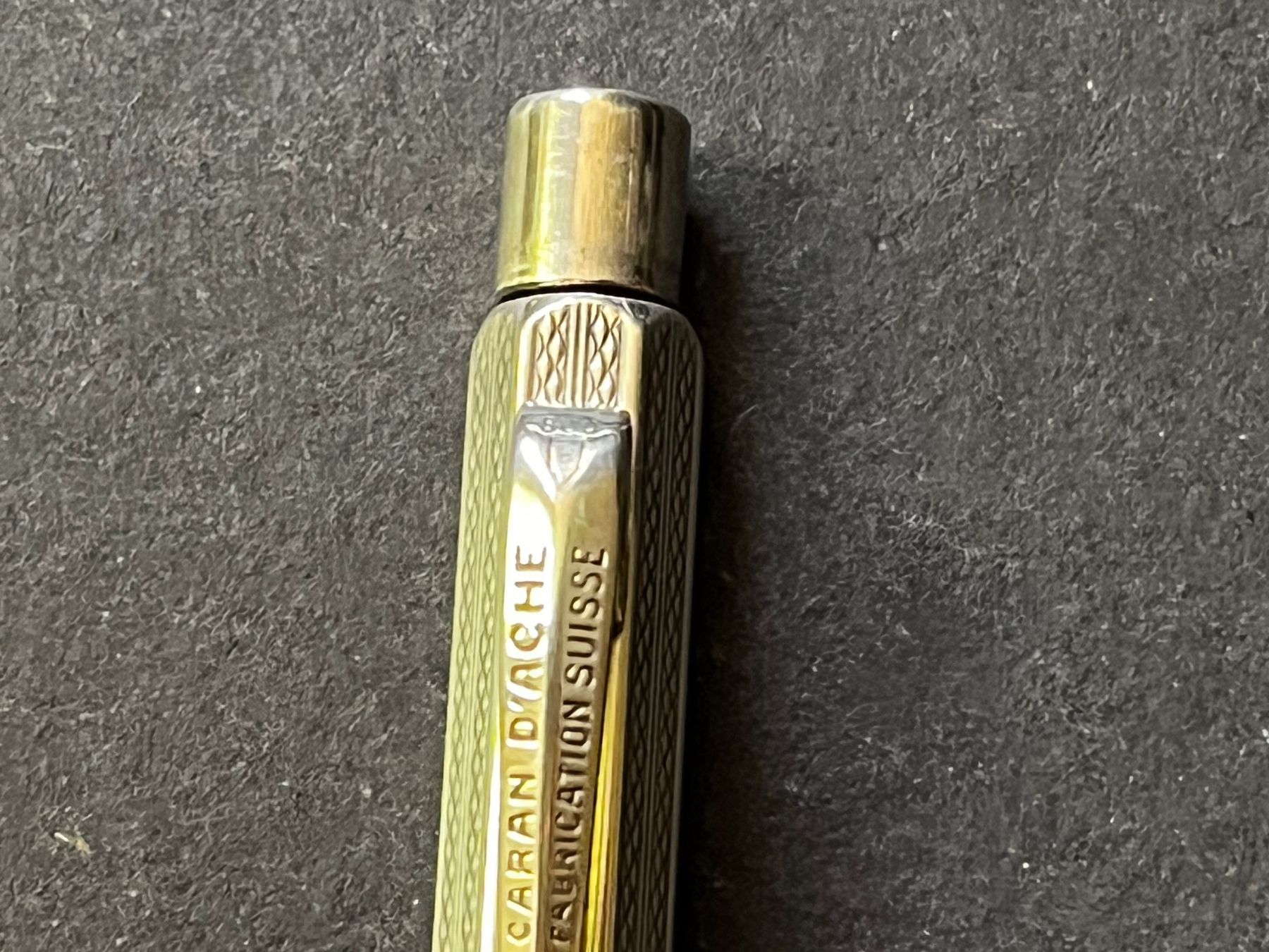 Caran D'Ache Penna & Evidenziatori: Alter Caran d’Ache Ecridor Minenhalter "Doppel" versilbert – Usato da Zürich venduto da FV.vintage 2