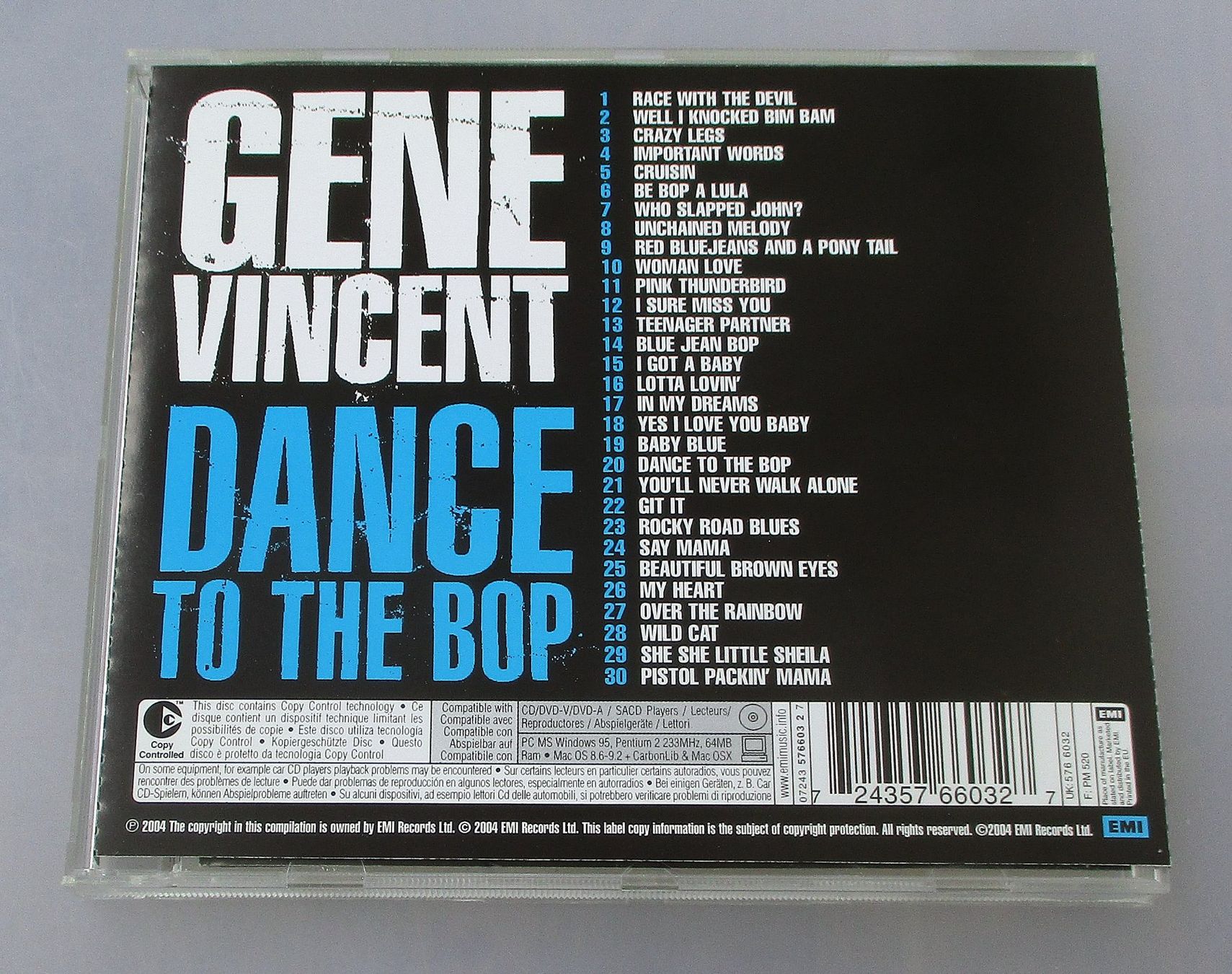 CD: GENE VINCENT - Dance To The Bop – Usato da Wattwil venduto da Muriel11 1