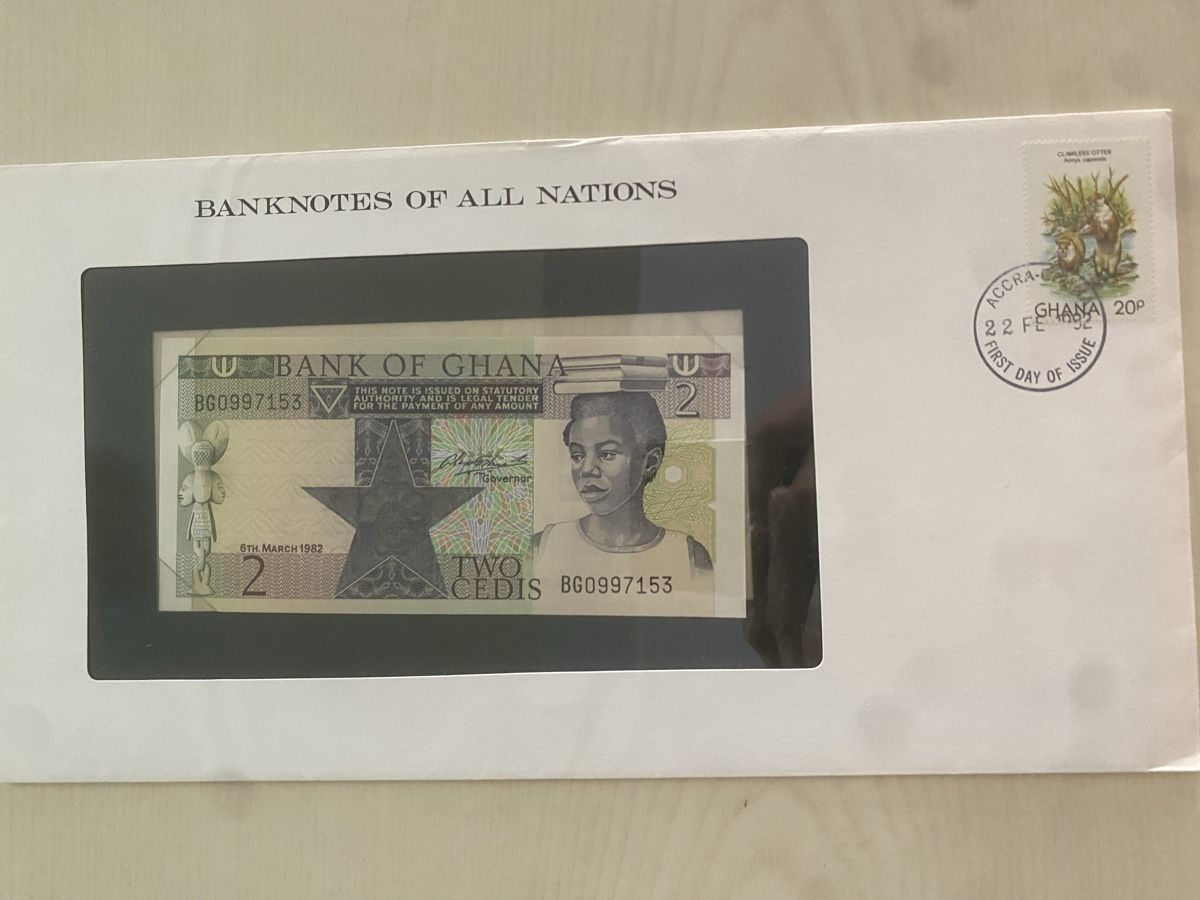 Billets de banque: Banknotenbrief Ghana – Neuf (Voir description) à Muralto par Alex1912