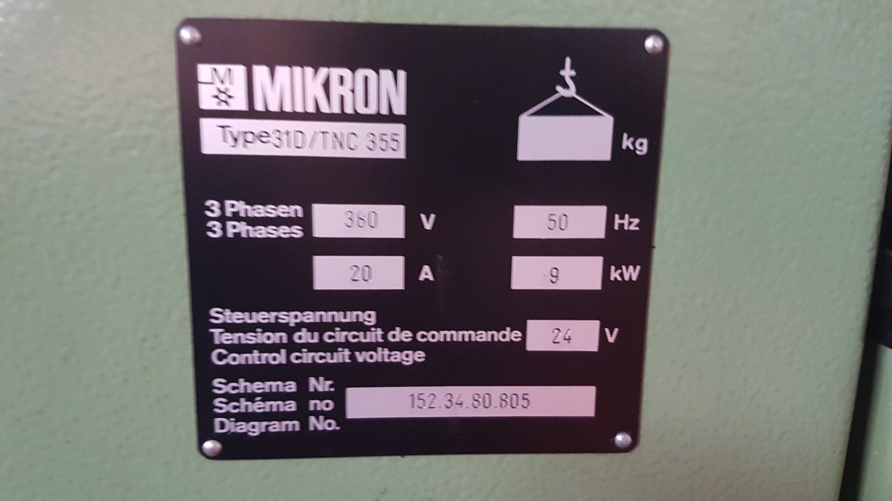 Tutte le macchine: Mikron WF31D Universalfräsmaschine – Usato da Gondiswil venduto da ack_zc7z 4