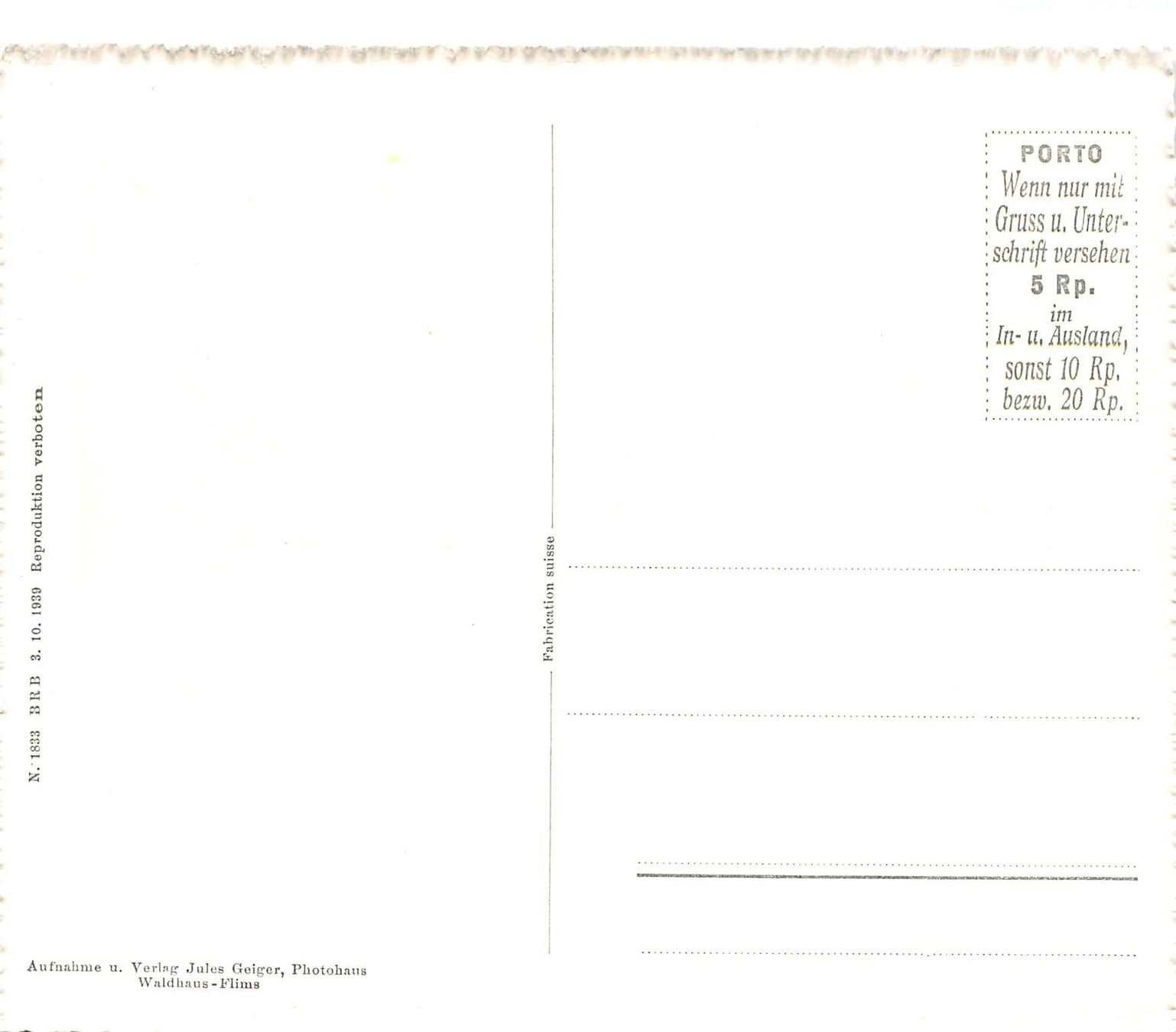 Ansichtskarten: Truns – Gebraucht aus Ottikon b.Kemptth. von Neptun1974 1