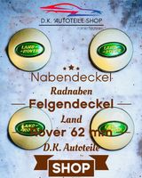 Land Rover 62 mm Nabendeckel Nabenkappen Felgendeckel Gold