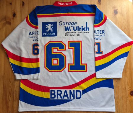 EHC Zuchwil Trikot #61 Brand Gr. XXL Wüthrich Solothurn