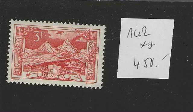 Alle Briefmarken: timbre 142 TOP** SBK Fr. 450.-- – Neu (gemäss Beschreibung) aus Sorvilier von carose01
