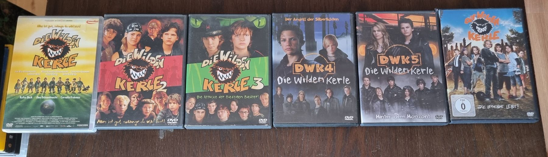 Alle DVDs: Die wilden Kerle Filme 1-6 – Gebraucht aus Wohlen AG von ams_77k2