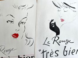 Rouge "Très Bien" - 2 Werbungen / Publicités 1944/45