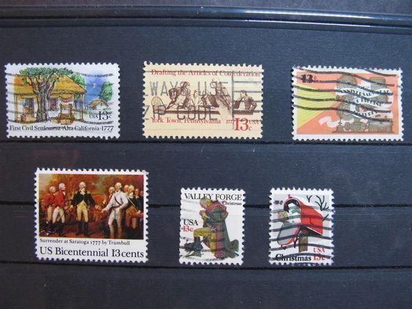 Tutti i francobolli: USA 1977 Commemoratives gest. – Usato da Wil SG venduto da fva01