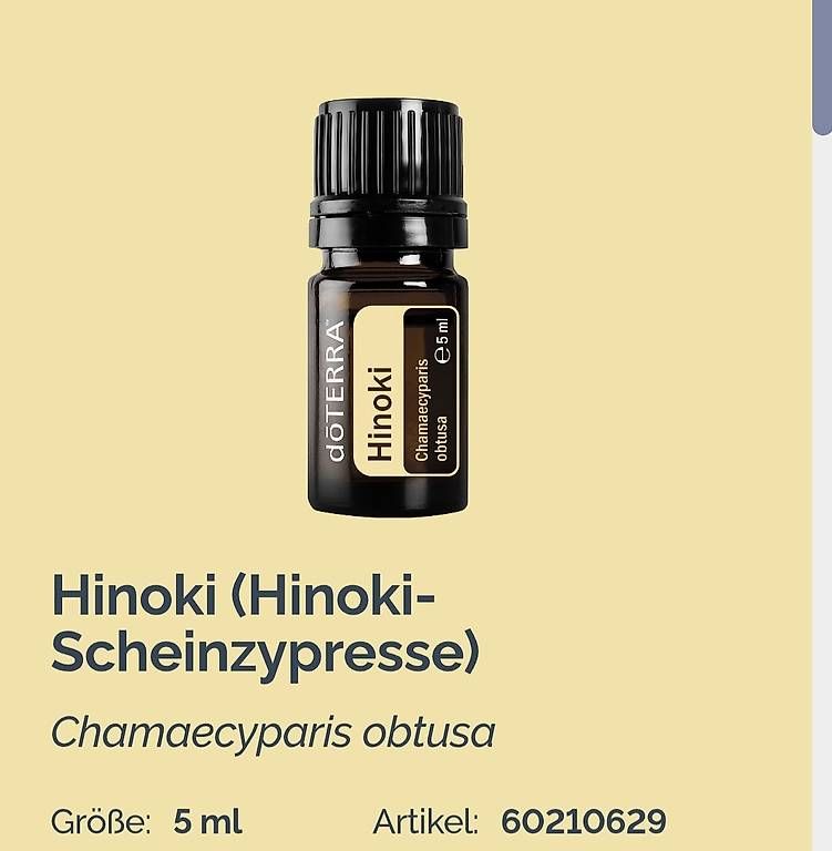 Doterra Huiles essentielles: Doterra Hinoki 5ml – Neuf avec emballage d'origine à Lyss par Infinia