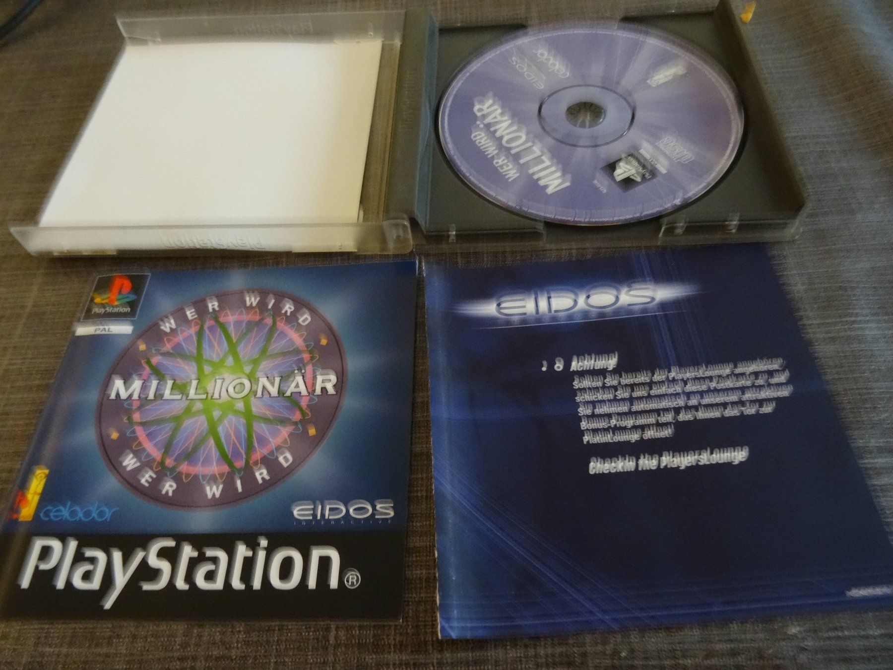 Sony Spiele: Wer wird Millionär PS1 – Gebraucht aus Olten von Disc-Ausverkauf 1
