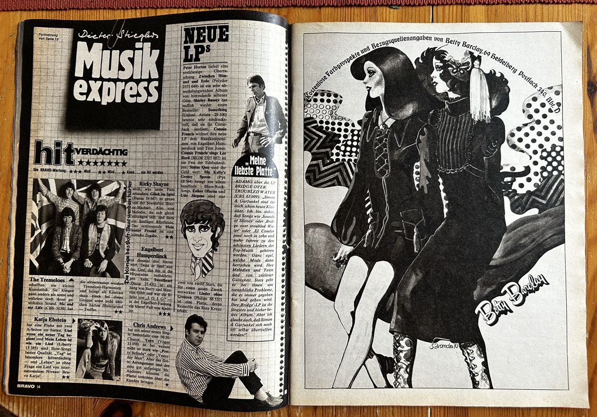 Zeitschriften & Magazine: BRAVO Heft Nr. 39, 21. September 1970 – Gebraucht aus Lengnau BE von AgriOttu 1