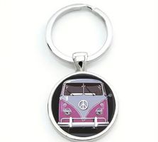🚐Retro-Hippie-Schlüsselanhänger–Peace für deine Taschen! 🚐