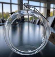 Glaskugel mit Aufhängung Weihnachtskugel