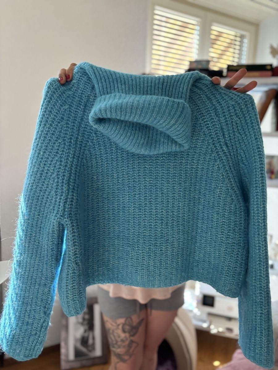 Zara Maglioni & Felpe: ZARA Strickpullover, Himmelblau, Gr. S  – Usato da Zürich venduto da mgu_s6k6