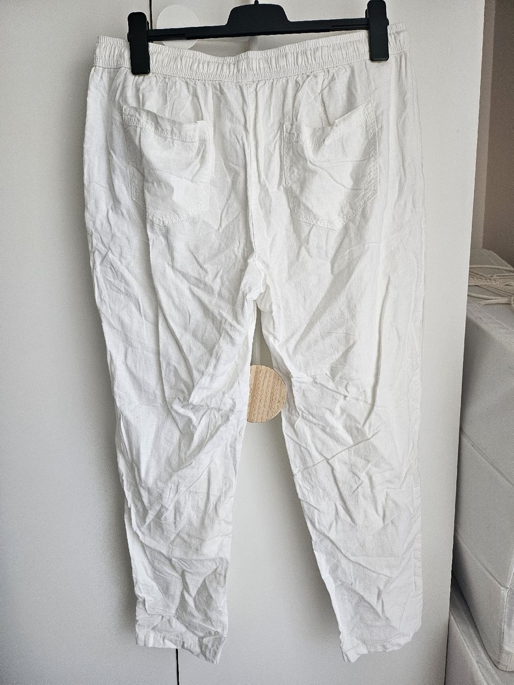 Pantaloni: Leinenhose weiss Bluemotion gr.44 neuwertig – Nuovo (secondo la descrizione) da Allschwil venduto da na.wi.90 2