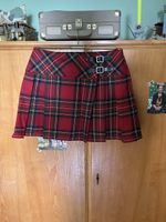 Rock Tartan Rot Lochcarron UK 8 100% Wolle