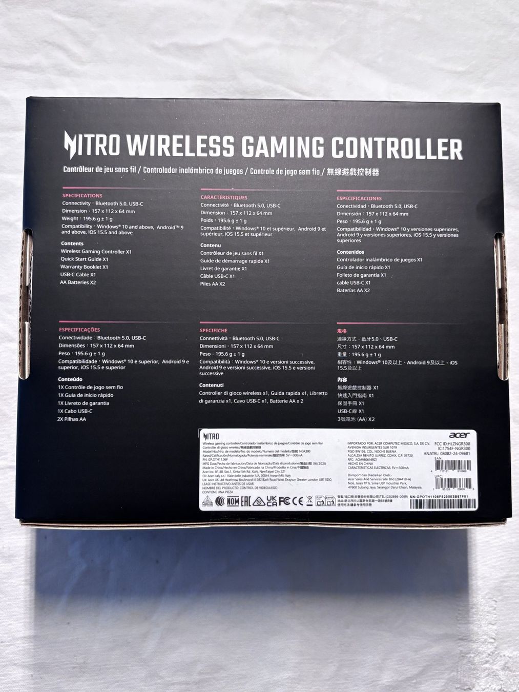 Acer PC: Acer Nitro Drahtloser Gaming-Controller – Nuovo e nell'imballaggio originale da Orpund venduto da Shivatiger 1