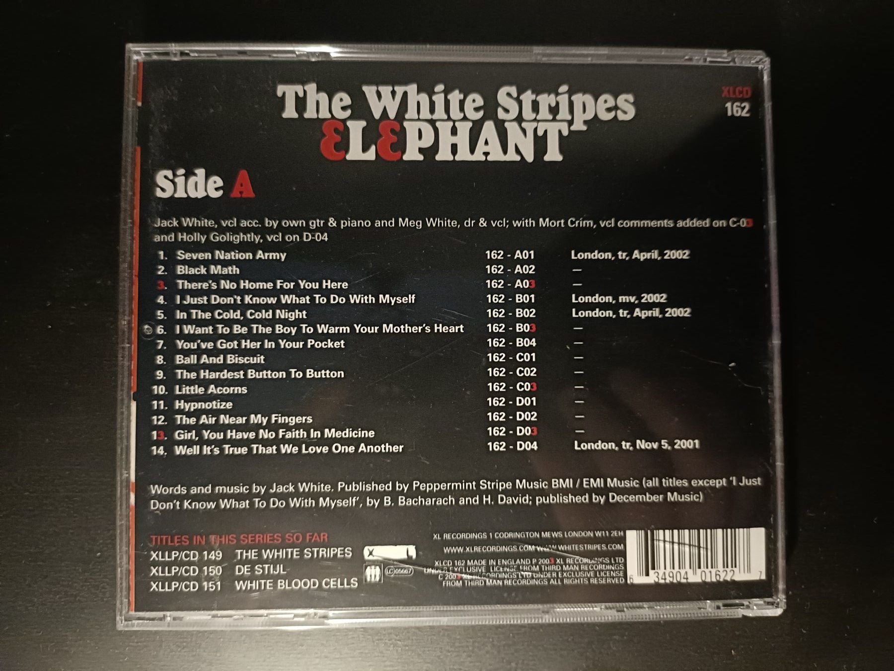 CD: The White Stripes - Elephant – Usato da Aarau venduto da d_m_bf6g 1