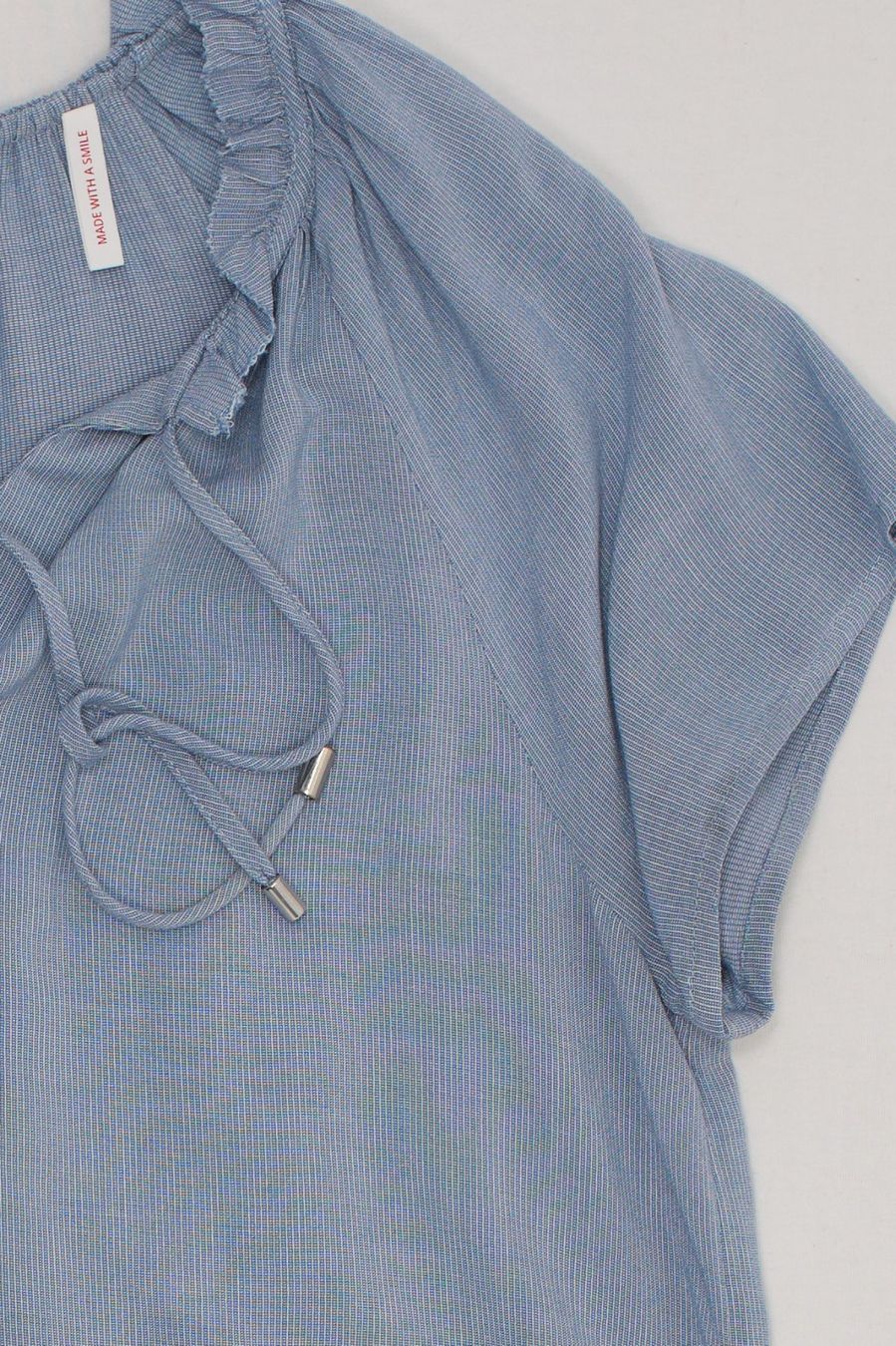 S.Oliver Camicette: s.Oliver Blouse Viscose Bleu Rayé T. 34 – Usato da Fribourg venduto da re-fine 8