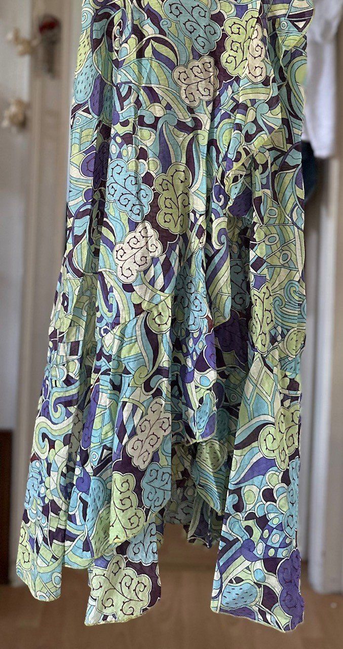 Vestiti: ROBE AVEC VISCOSE, COTON ET SOIE! M – Nuovo e nell'imballaggio originale da Locarno venduto da NicoNion 2